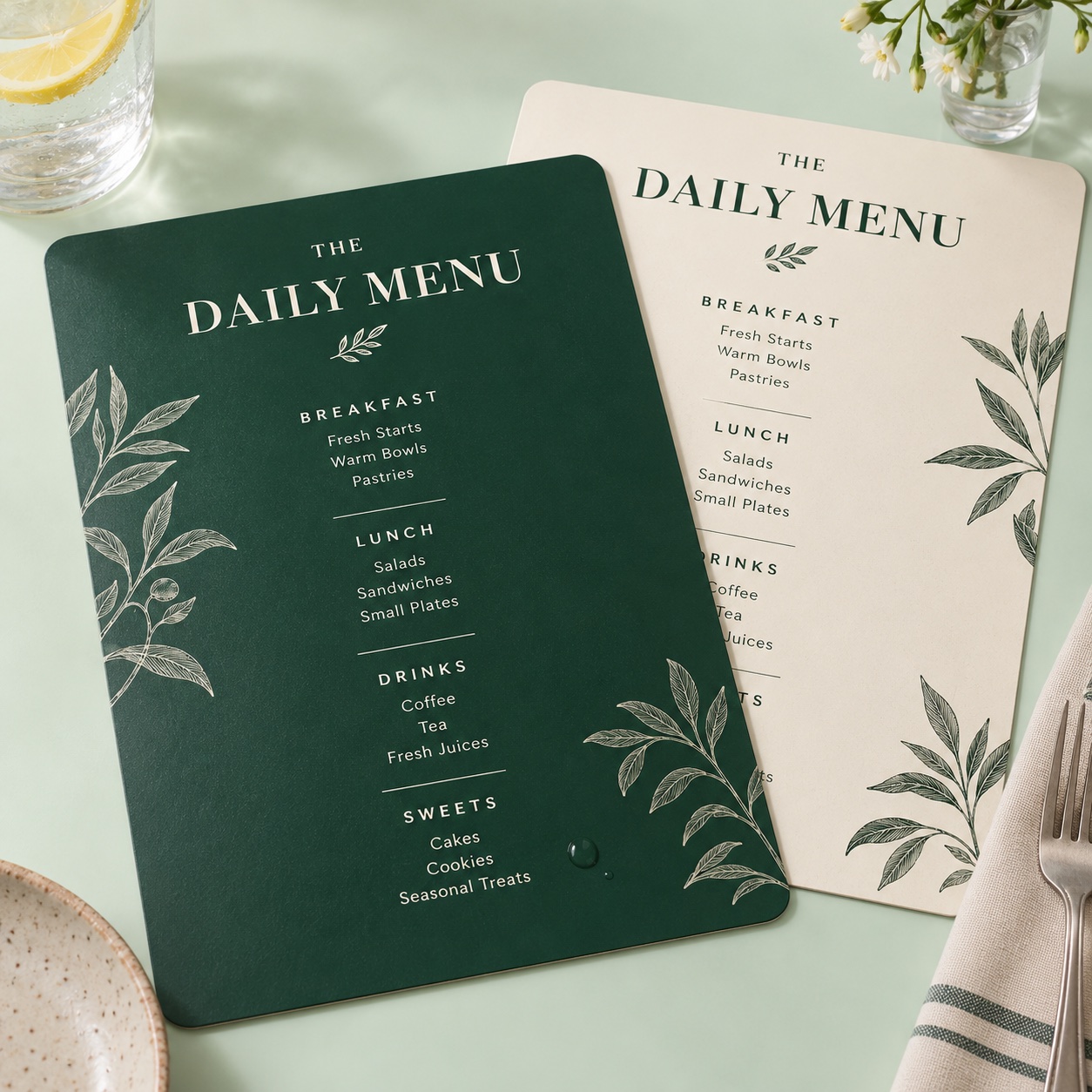 Durable Restaurant Menus printing from the NeoPrint catalogue